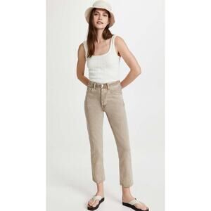 Citizens of Humanity Jolene High-Rise Straight Cropped Jeans